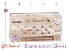 Gloves, Latex, Powder Free,Life Guard Medical Supply